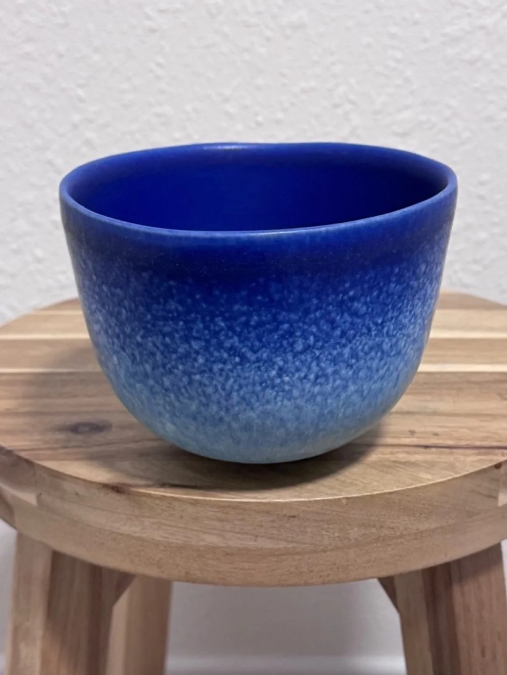 Anthropologie Dalila Ombre Bowl Azure Blue Stoneware